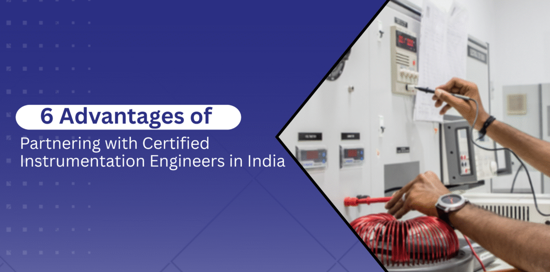 Hands adjusting instrumentation controls with a focus on certified instrumentation engineers in India, highlighting advantages of professional partnership in automation.