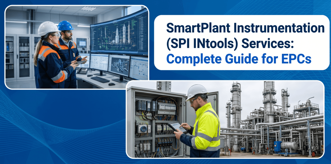 Engineers utilizing SmartPlant Instrumentation SPI services for EPC detail engineering and field junction box wiring inspection